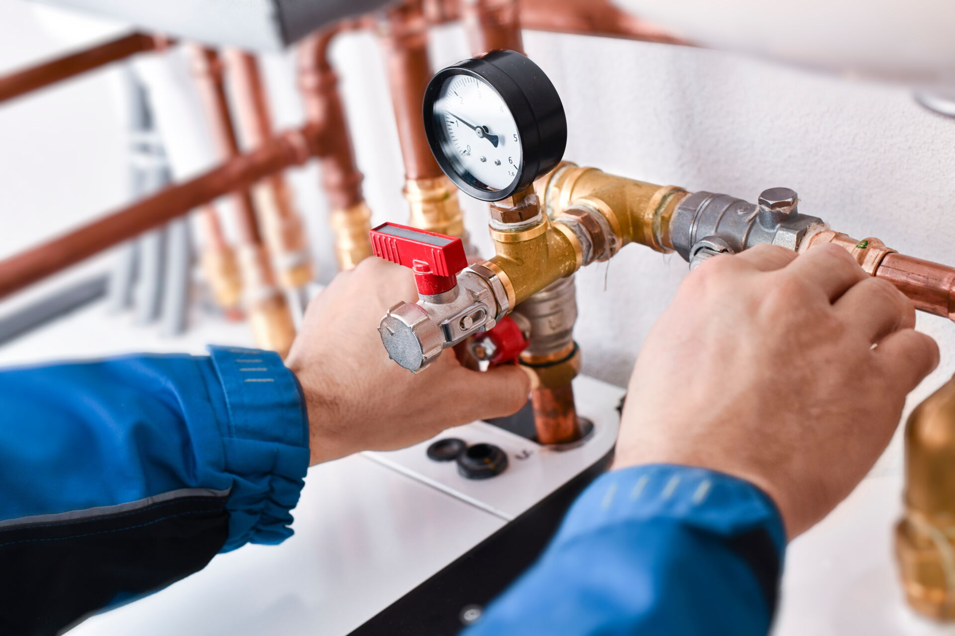 Hausanschlussarmaturen für Gas- und Wasserversorgung